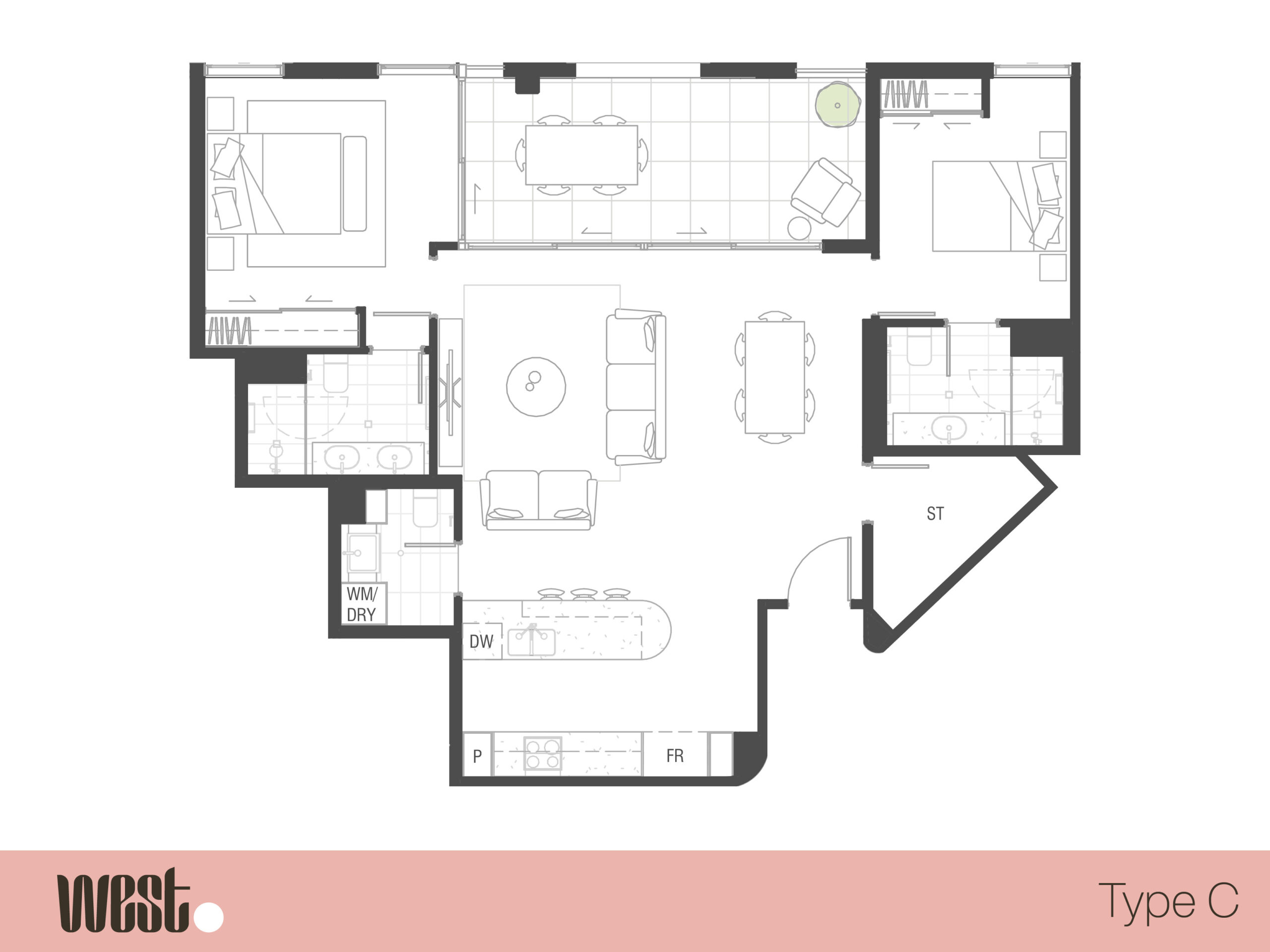 2 Bed (Type C)