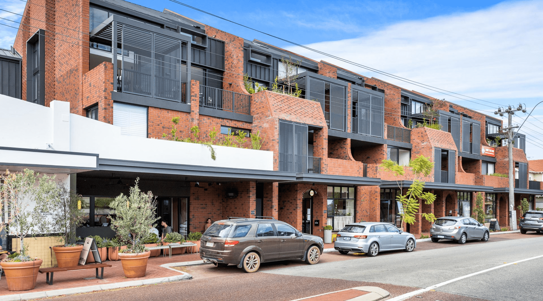 Exterior photo of the complete apartment development of Clifton & Central - Mt Lawley