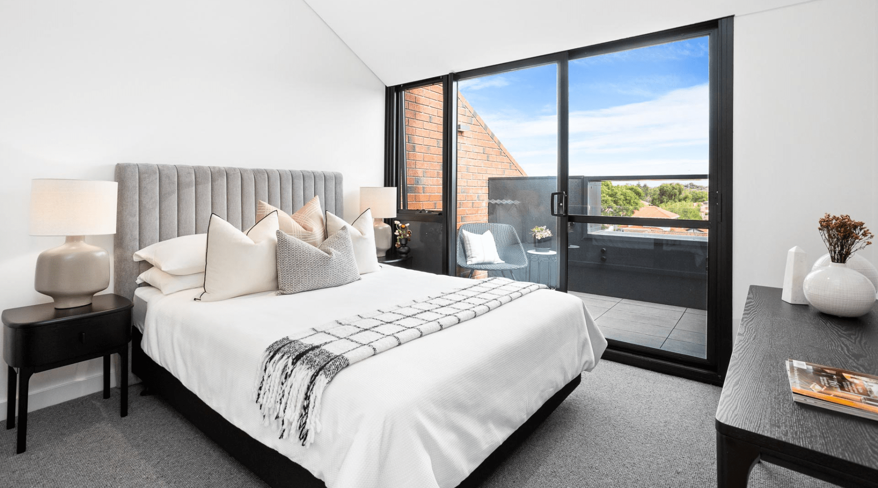 Image of the bedroom at Clifton & Central - Mt Lawley