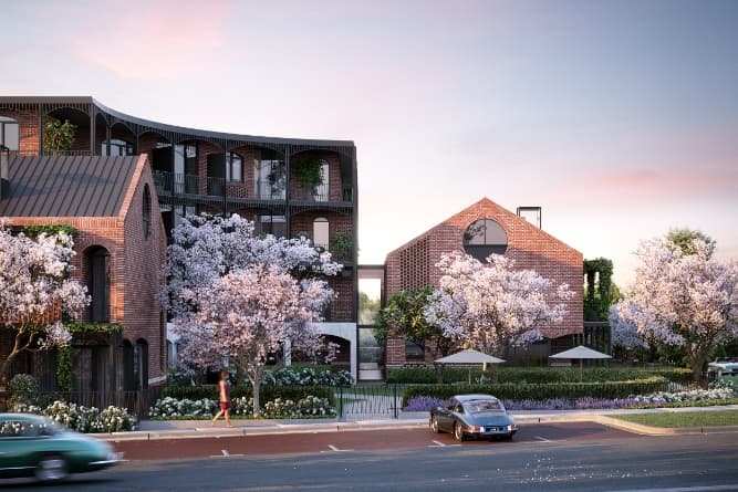 Render of No. 7 Field Street in Mount Lawley