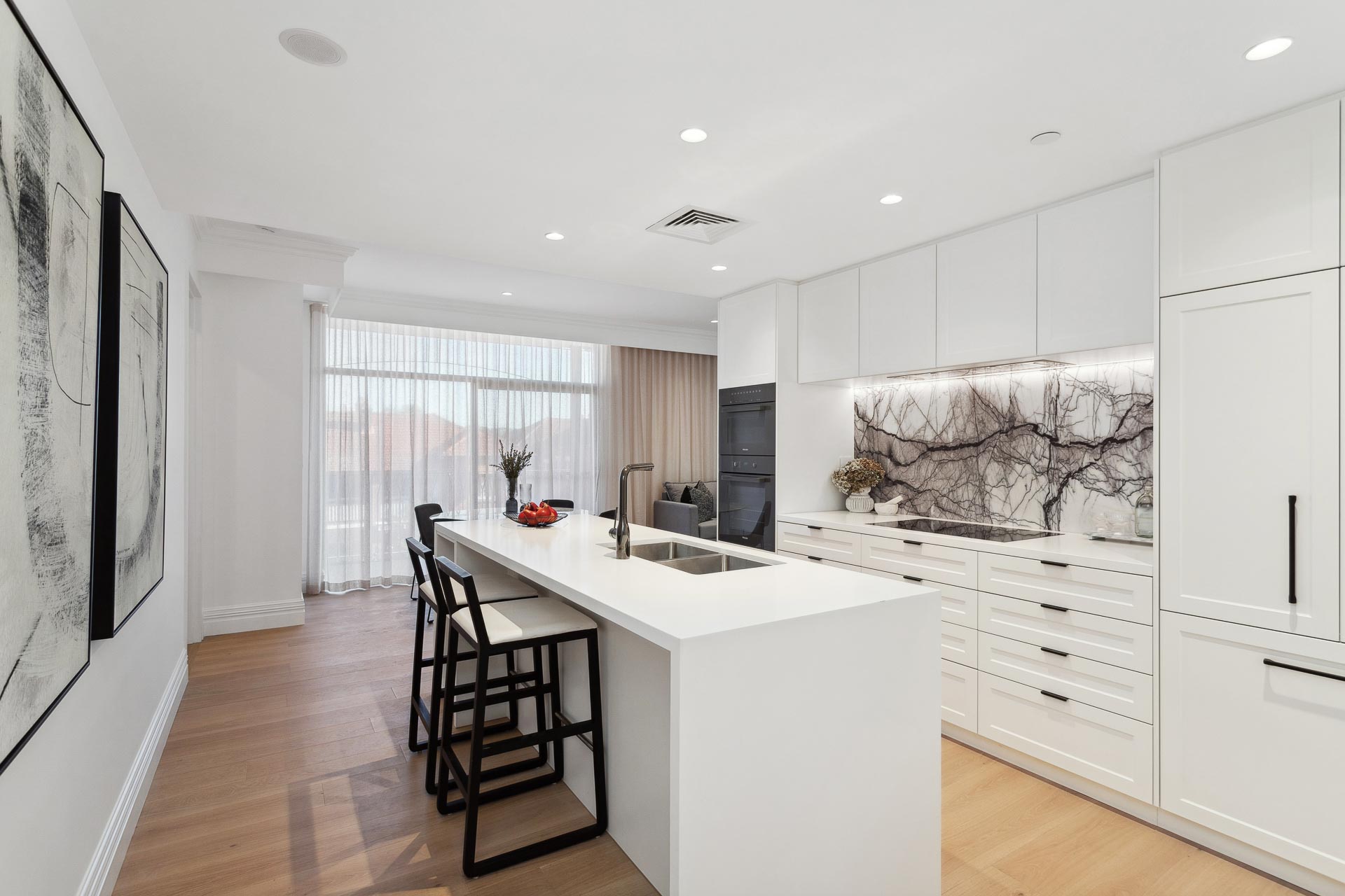 Kitchen at No. 29 Field Street Apartments in Mount Lawley
