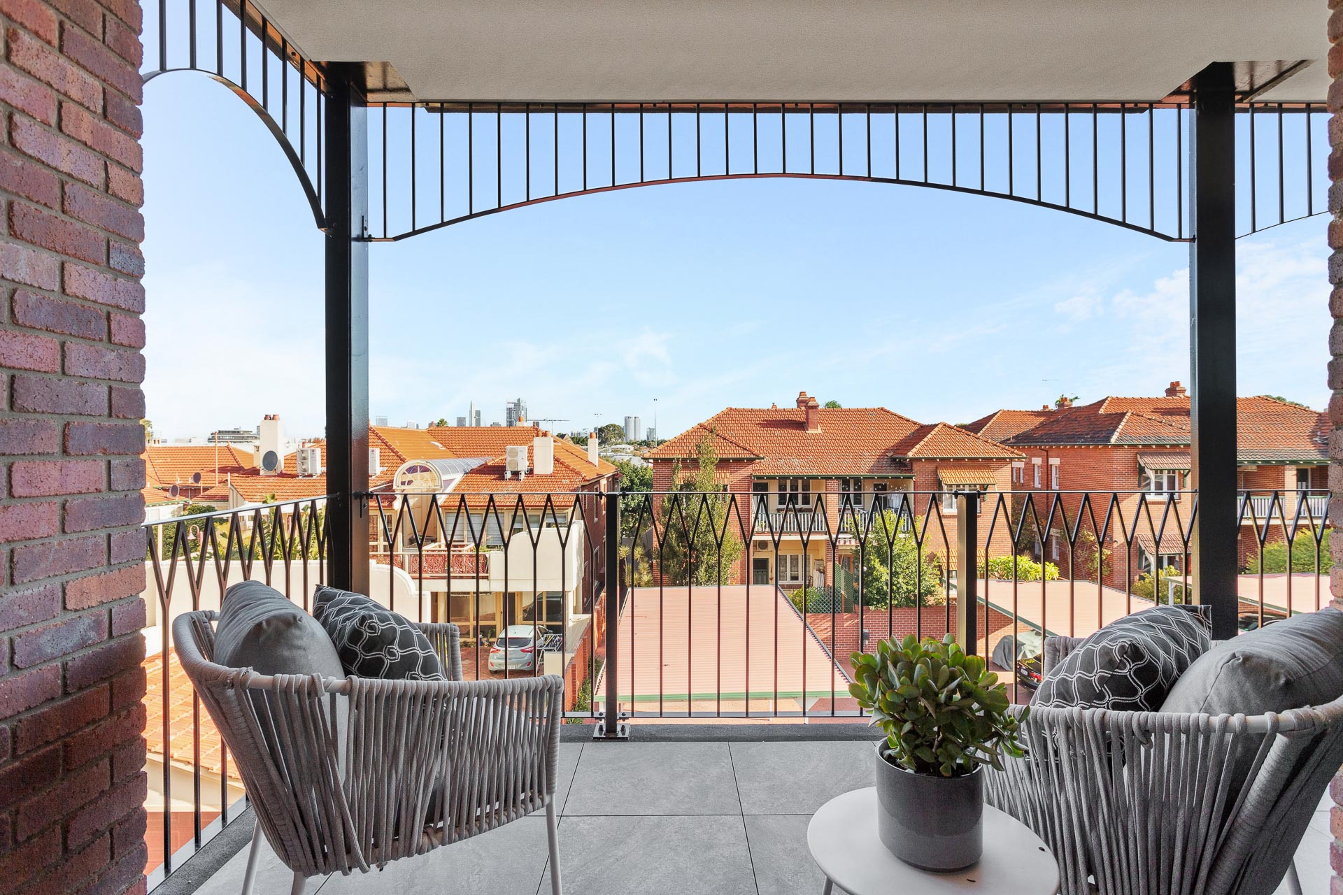 City views from Field Street Apartments Balcony in Mount Lawley